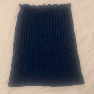 Urban Outfitters A-Line elastic blue skirt